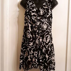 I N C International concept black white  dress
